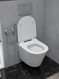 Унитаз Paomo Rita Pro Vortex PO-40225 подвесной безободковый с микролифтом фото 10