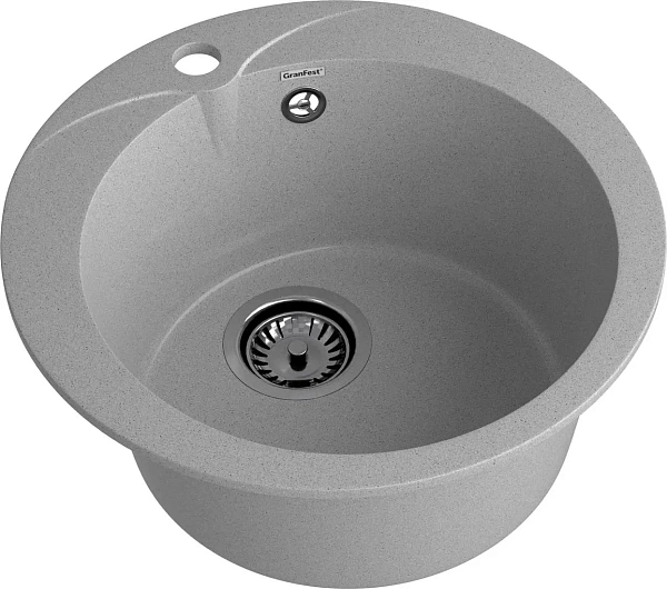 Мойка для кухни GranFest Rondo R-480 серый фото 1