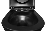 Унитаз Azario Teramo AZ-0053-UQ3-MB подвесной безободковый с сиденьем микролифт фото 4