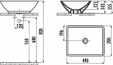 Раковина Creavit Trend 49 см TP140-00CB00E-0000 фото 3