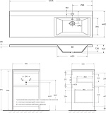 Мебель для ванной BelBagno Kraft-LVD 120 напольная правая rovere nebrasca nature фото 15