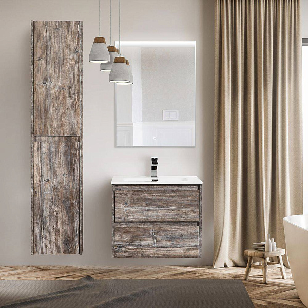 Шкаф-пенал BelBagno Kraft 33x160 KRAFT-1600-2A-SC-PP-L левый фото 5