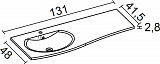 Раковина Riho Celano 130 см F7CE1130501111 левая фото 4