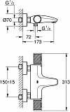 Термостат Grohe Grohtherm 1000 Performance 34779000 для ванны с душем фото 4