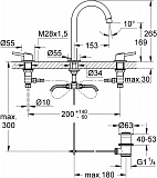 Смеситель Grohe Concetto New 20216001 для раковины с донным клапаном фото 10