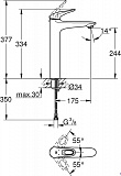 Смеситель Grohe Eurostyle 23570LS3 для раковины-чаши фото 4