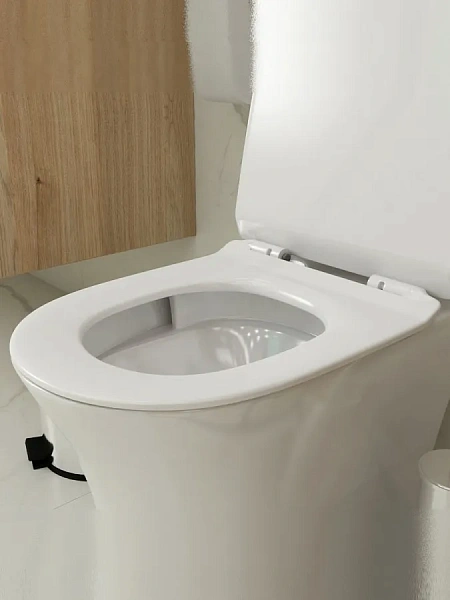 Унитаз-компакт Teymi Belinda Pro Vortex W00120 напольный безободковый с микролифтом фото 5