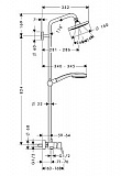 Душевая стойка Hansgrohe Croma 100  27154000 фото 4