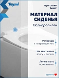 Унитаз Paomo Milana PO-40117 подвесной безободковый с микролифтом фото 9