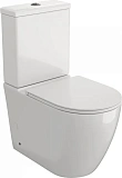 Унитаз-компакт Teymi Milana R W00747 напольный безободковый с микролифтом фото 5