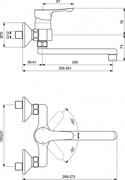 Смеситель Ideal Standard Alpha BC661AA для кухонной мойки фото 2