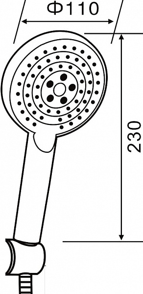 Смеситель Orange Aristo M19-300w для ванны с душем фото 8
