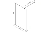 Душевая перегородка AM.PM Func 120x200 W84WI-120-F1-MTE стекло прозрачное профиль хром фото 7