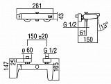 Смеситель Nobili Nobi NB84110/1CR для ванны с душем фото 3