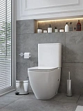 Унитаз-компакт Paomo Mandy Vortex PO-40121 напольный безободковый с микролифтом фото 4