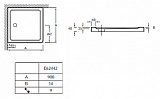Душевой поддон Jacob Delafon Flight 90x90 E62442-00 фото 2