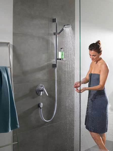 Смеситель Hansgrohe Novus HighFlow 71066000 для душа с внутренней частью фото 2