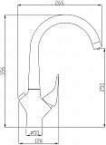 Смеситель Steel Hammer SH 815 SATIN для кухонной мойки фото 2