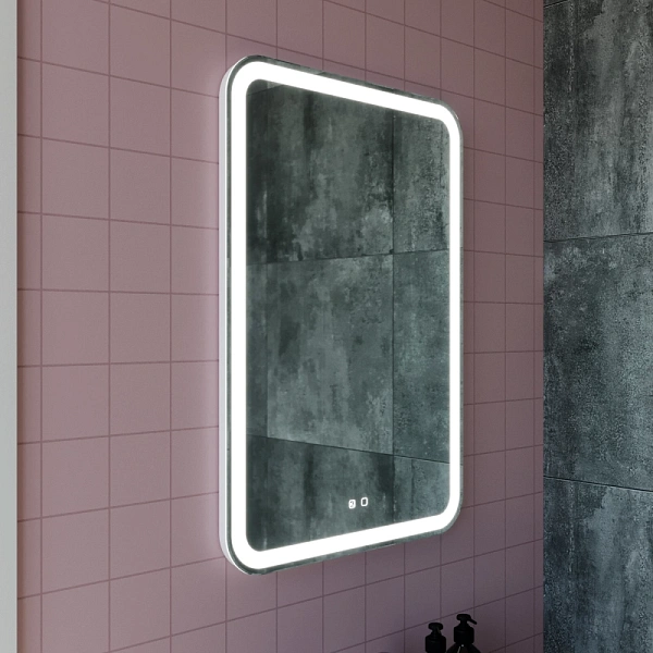 Зеркало Mixline Мальта-VOICE 80x55 4630104807500 с подсветкой фото 4