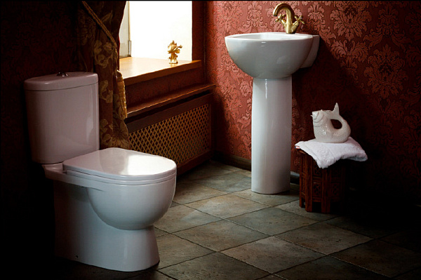 Унитаз-компакт Sanita Luxe Art WC.CC/Art/2-DM/WHT.G/S1 напольный с сиденьем микролифт фото 6