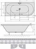Акриловая ванна Alpen Viva 185x80 72099 левая фото 3