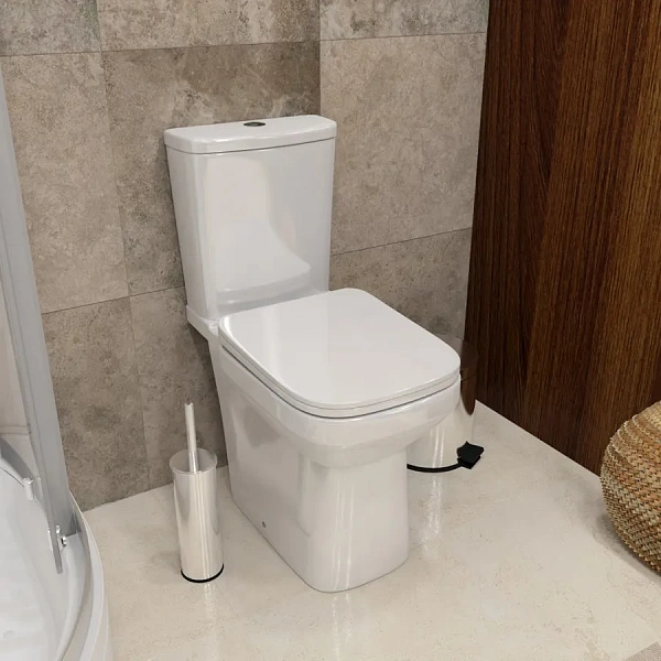 Унитаз-компакт Teymi Lana W00137 напольный безободковый с микролифтом фото 3
