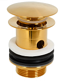 Донный клапан для раковины Cezares Eco ECO-SAT-BORO золото фото 1