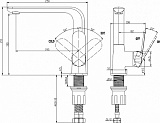 Смеситель BelBagno Ancora ANC-LAM-CRM для кухонной мойки фото 2