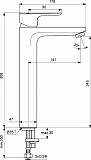 Смеситель Ideal Standard Ceraplan lll BC562AA для раковины-чаши фото 2