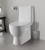 Унитаз-компакт Sanita Luxe Best WC.CC/Best/2-DM/WHT.G/S1 напольный с сиденьем микролифт фото 9