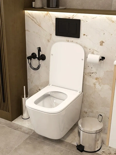 Унитаз Paomo Eva Pro PO-40307 подвесной безободковый с микролифтом фото 4