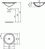 Раковина Ideal Standard Connect 48 см E5054MA фото 2