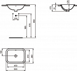 Раковина Ideal Standard Connect 50 см E5057MA фото 2