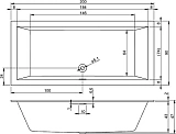 Акриловая ванна Riho Rething Cubic B110001005 200x90 фото 3