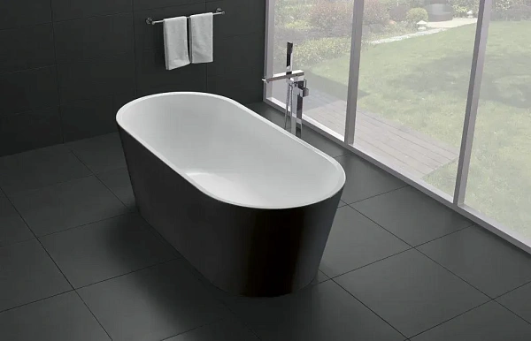 Акриловая ванна BelBagno 180x80 BB71-1800-NERO-W0 фото 1