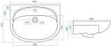 Мебельная раковина Style Line Стелла 70 ЛС-00000153 фото 2