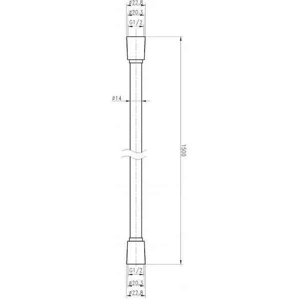 Гибкий шланг CEZARES CZR-FMD-150-01 фото 2