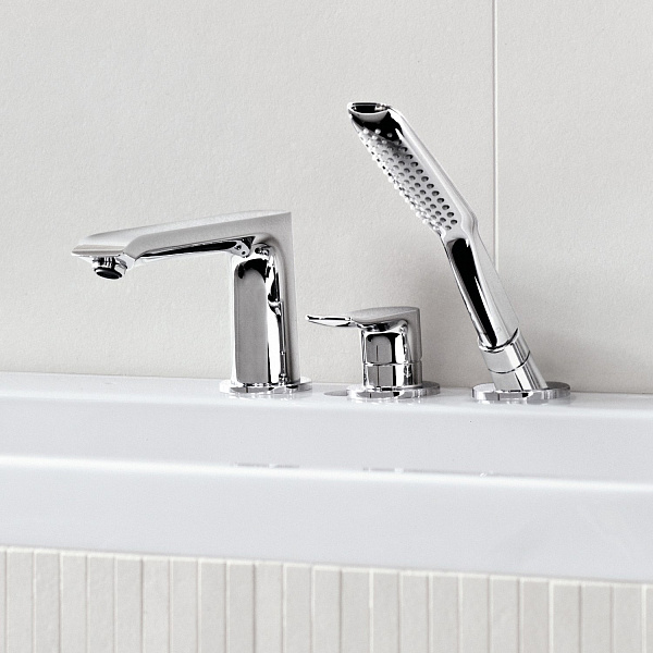 Смеситель Hansgrohe Metris 31190000 на борт ванны фото 2