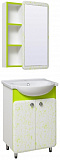 Мебель для ванной Runo Капри 55 напольная салатовая фото 1