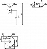 Раковина Ideal Standard Connect 38 см E5041MA фото 3