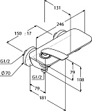 Смеситель Kludi Balance 527109175 для душа фото 3