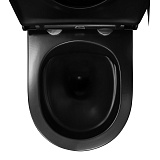 Унитаз Azario Grado AZ-0046N-MB подвесной безободковый с сиденьем микролифт фото 8