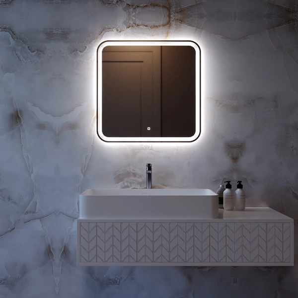 Зеркало Mixline Стив-Лайт 68,50x70 4630104806961 с подсветкой фото 6