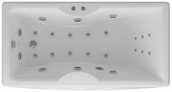 Акриловая ванна Aquatek Феникс 180x85 FEN180-0000006 слив слева с гидромассажем фото 1