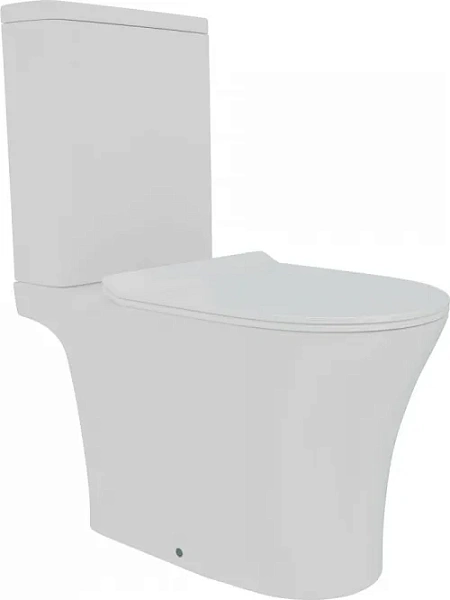 Унитаз-компакт Teymi Belinda Pro Vortex W00120 напольный безободковый с микролифтом фото 6