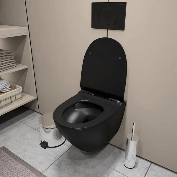 Унитаз Paomo Milana Pro Vortex PO-40114 подвесной безободковый с микролифтом фото 5
