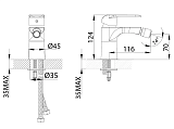 Смеситель Iddis Calipso CALSB00i04 для биде фото 3