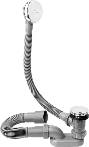 Слив-перелив Vinsent Veron V150.758 автомат Click Clack хром фото 1