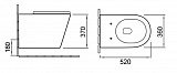 Унитаз Vincea Piatti VT1-11 подвесной безободковый с микролифтом фото 3