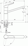 Смеситель Ideal Standard Ceraflex BC135AA для кухонной мойки фото 3